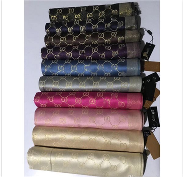 

классический хлопок золотая нить шарф мода женская 4 сезона шаль шарф шарфы размер около 180x70cm 8 цвет нет коробки, Blue;gray