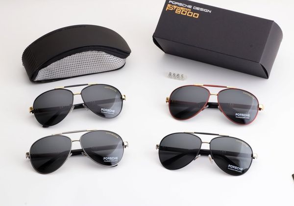 

8865# mens designerluxury sunglasses classic casual brandglasses outdoor driver vintage male sun glasses mens luxury sunglass 2020394k, White;black