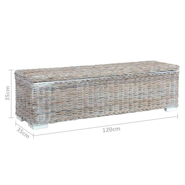 

storage box 120 cm white kubu rattan and solid mango wood garden sets