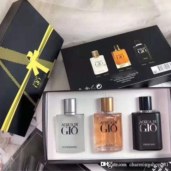 

mens fragrance perfumes acqua di gio perfumes edp perfume 30ml*3 set good quality spray perfume fresh and pleasant fragrance