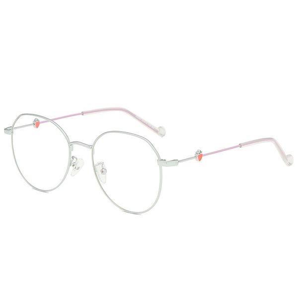 

bclear new arrival beautiful women eyeglasses frame female retro optical spectacle frames lovely carrot fashion eyewear 2019 hot, Silver