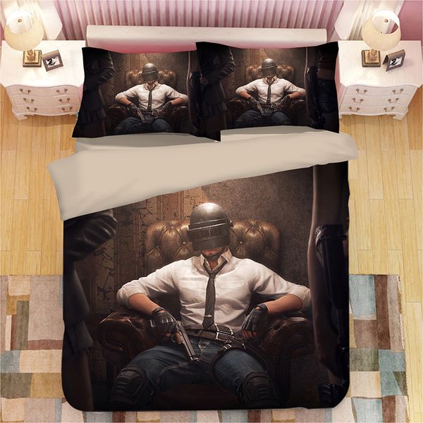 

playerunknown's battlegrounds 3d bedding set duvet covers pillowcases pubg comforter bedding sets bedclothes bed linen