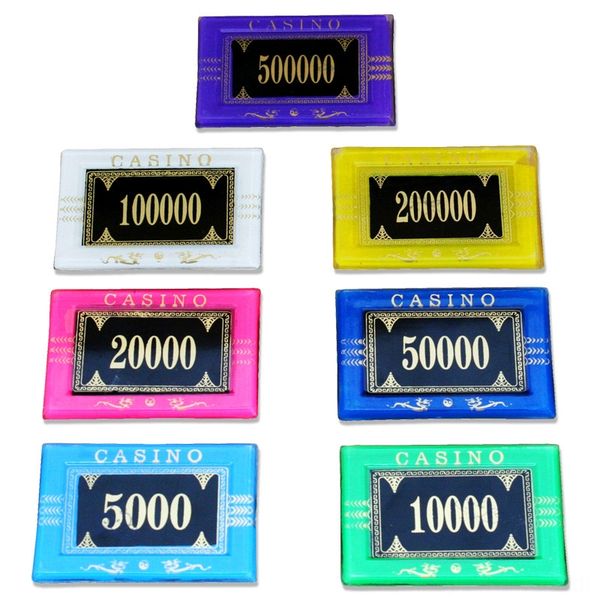 

1pcs вненей оѬговли гоѬи казино баккаѬа кѬиалл chips texas holdem chips square card chip моне, Black;blue