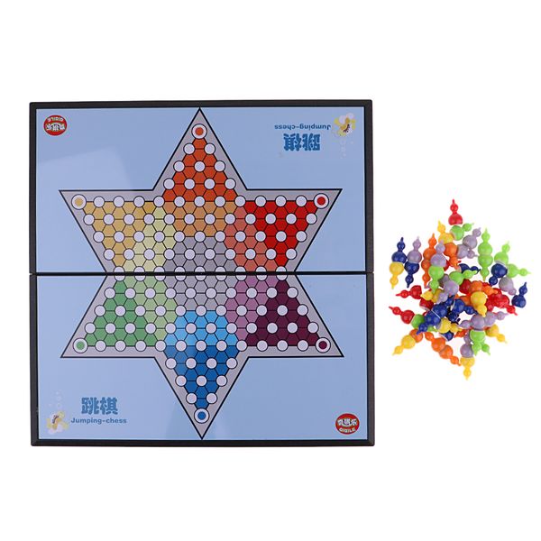 

large magnetic folding chinese checkers chequers classic strategy board game