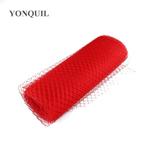 

10"25cm birdcage veil red or 26 colors fascinators veiling millinery hats bridal netting diy hair accessories decor 10yard/lot