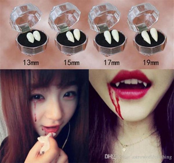 

halloween false teeth vampire denture fashion white zombie teeth cosplay costume accessories, Silver