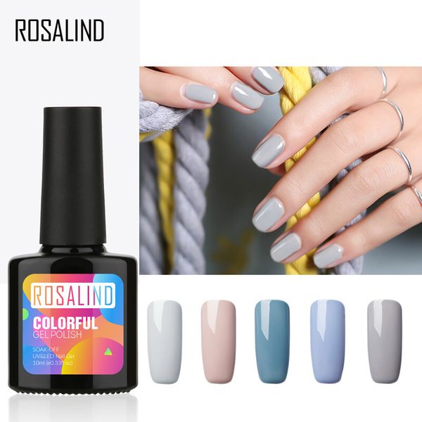 

rosalind gray smog blue nail polish uv gray nail gue 10ml polish, Red;pink