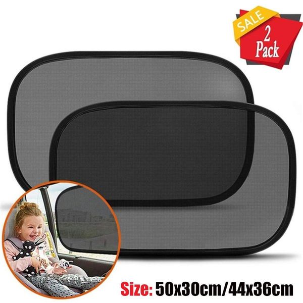 

2pcs car window side sun shade block static cling sunshade uv protection electrostatic adsorption shield visor shield screen