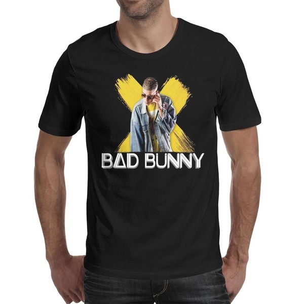 

финал чемпионов 2019 года bad bunny print blackmens футболка, футболки, майки, футболки, White;black