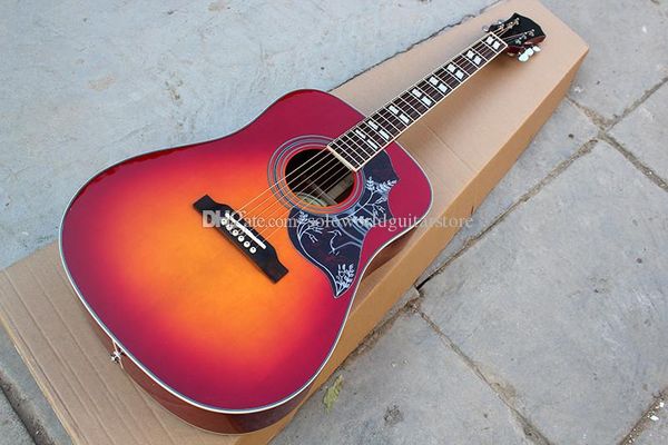 

Горячая продажа 20 ладов 41 дюймов Акустическая гитара с Rosewood грифе, Body Binding, можно п