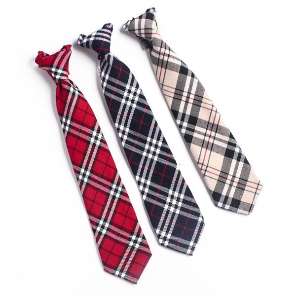 

mantieqingway children necktie ties for baby boys girls plaid stripe skinny neck tie slim bowknots kids cravat ties, Black;gray