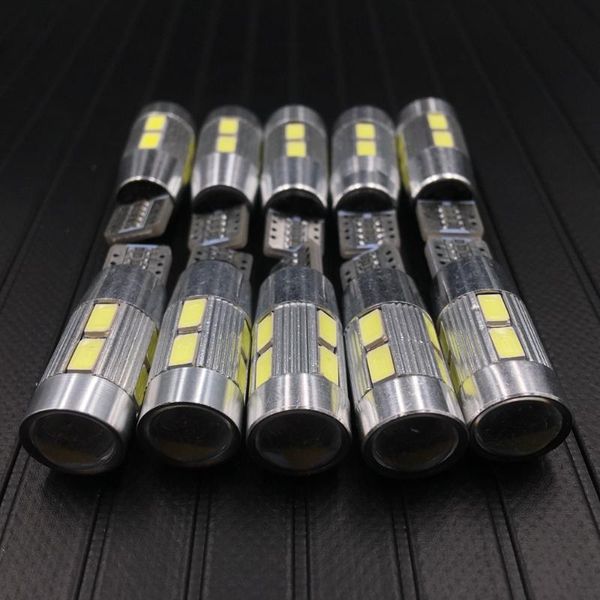 

10шт t10 5w5 5630 автомобильная лампа лампа внутреннего освещения 6smd автомобиль led сигнал поворота лампа клин боковой парковки обратный т