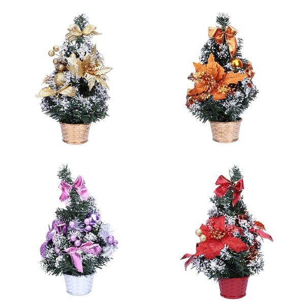 

мини рождественская елка таблицы стола фестиваль xmas декор сторона подарки 25см