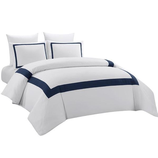 Yimeis Bed Linen Set Geometric Bedding Set Stitching Comforter