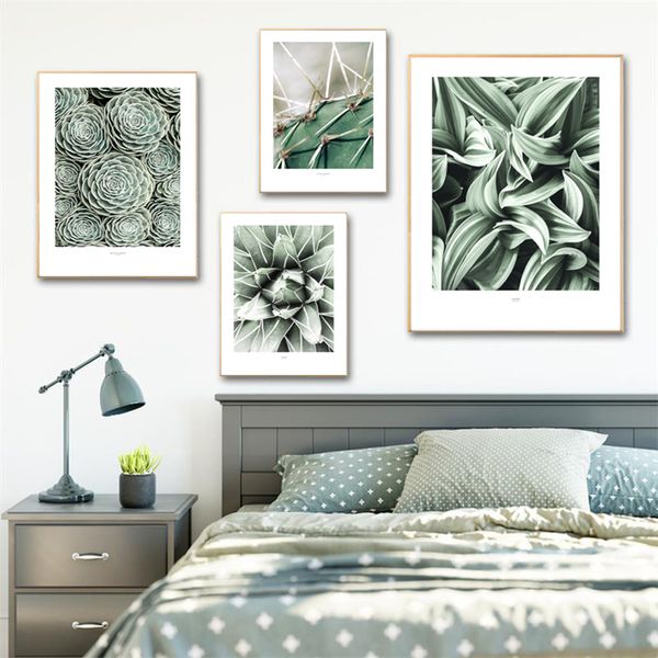 

nordic modern green plants canvas painting wall art pictures for living room home decor cuadros decorativos