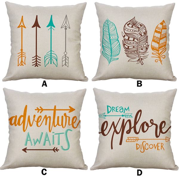 Decorative Cushions For Sofa Simple Linen Creative Lovely Pillow