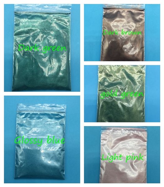 

pearl pigment mica powder 100g mix 5 packs paint for art crafts automotive cosmetics eyeshadow coating epoxy pigment, Silver;gold