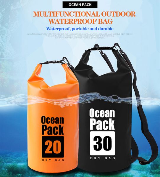 

waterproof dry bag backpack river trekking bags waterproof dry storage sack bag for canoe kayak rafting boating floating outdoor sports