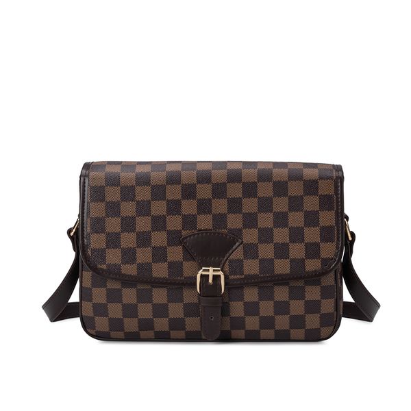 

lattice design luxury bag европейских женщин и американских повседневная мода женщины сумки на ремне большой емкости pu crossbody