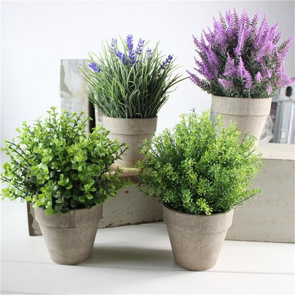 

креативные моделирование цветочный бонсай новый стиль домашнего декора моделирование горшечные растения зеленый творческий украшения дома ук