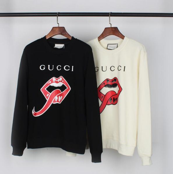 

2020 classic luxury hoodie hip hop fashion hoodie men women round neck hoodies long sleeve hoodie, Black