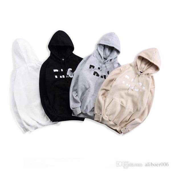 

дизайнер дворцы мужчина простые толстовок печать мода пляж фуфайки продажи рыхлую пар балахона женской удобная гладь пуловер s - xxl, Black