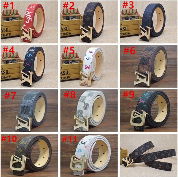 

retail mommy and kids designer belts fashion children classic needle buckle belts waistband lichee pattern teenager designer elegant belts, Black