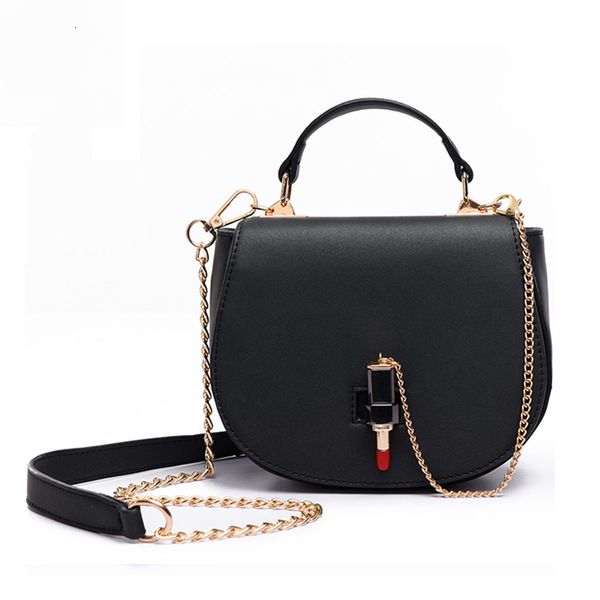 

new lipstick chain bag mini handbag bag 2017 brand ladies false designer bag pu canta italian leather handbags cj191213