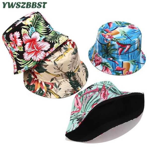 

new summer autumn women sun hats outdoor travel sunscreen cap double-sided can wear cotton women bucket hat men fisherman hat, Blue;gray