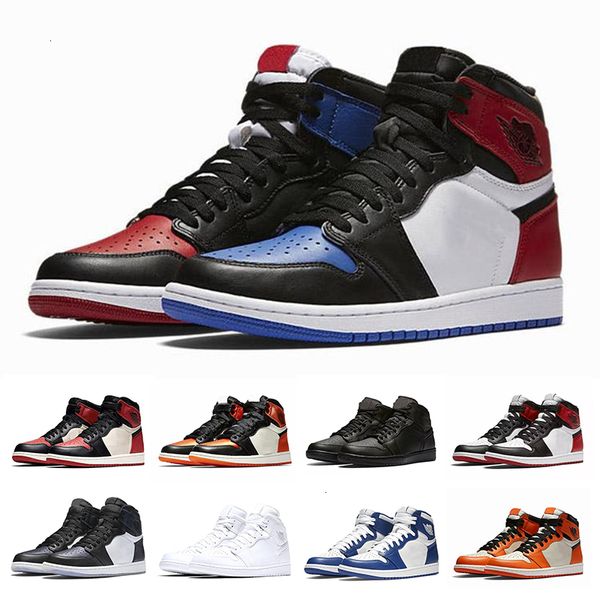 

высокий 1 og разводят toe запрещенная игра royal мужчины баскетбольная обувь 1s топ-3 вдребезги бэкборд тень спортивные кроссовки размер 13