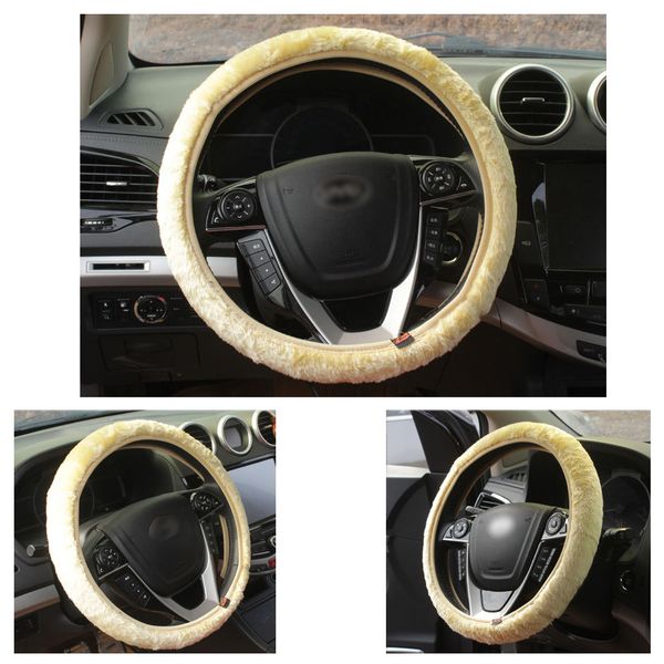 

car steering wheel cover breathable soft villi steering wheel cover car accessories for diameter 38cm outer diameter