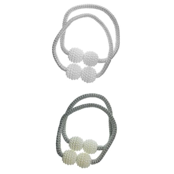 

4x жемчужный занавес tieback weave holdback держатель для оконных драпировок