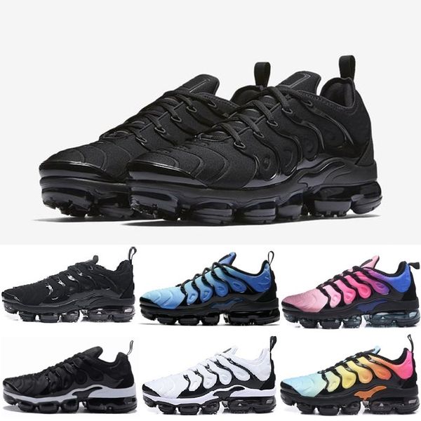 

2019 vapors designers tn plus olive white silver shoes men shoes for male shoe maxes pack triple black casual shoes 36-45