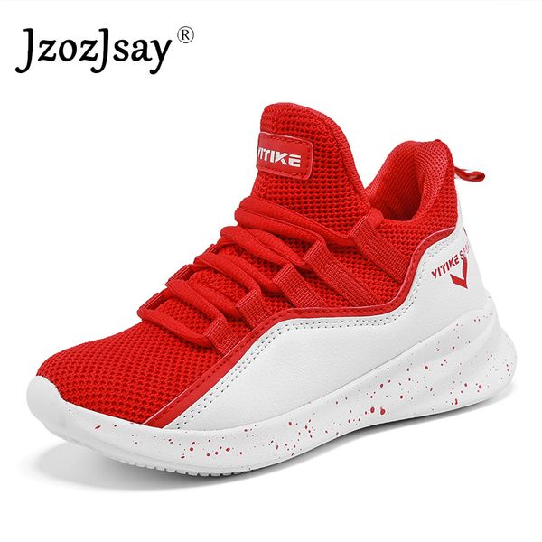 Kids Sneakers Shockproof Air Breathable Sports Trainers Running Shoes Boys Black