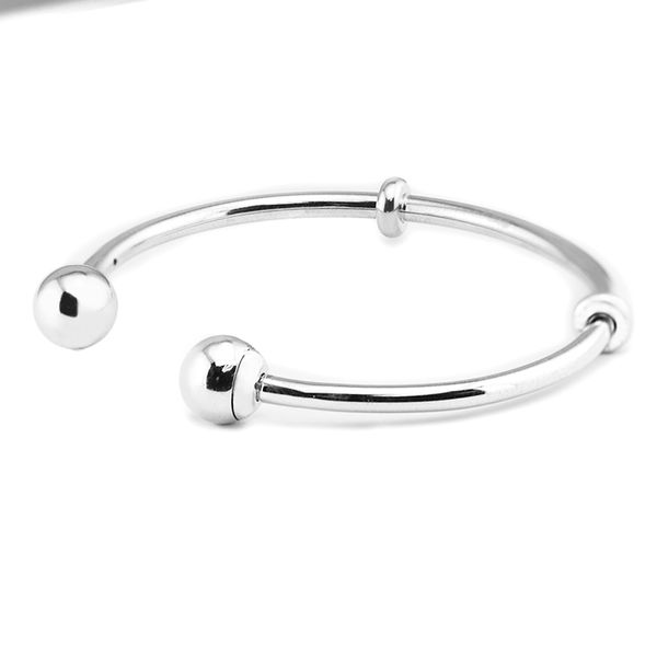

open bangle bangles 100% 925 sterling silver fine jewelry for women wholesales ing, Golden;silver