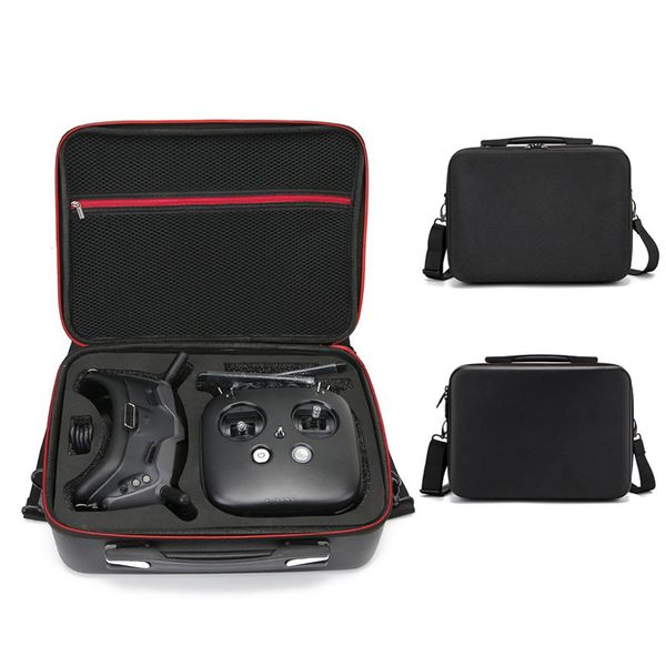 

hobbyinrc drone flying goggles remote control storage bag handbag for dji fpv system goggles remote control battery