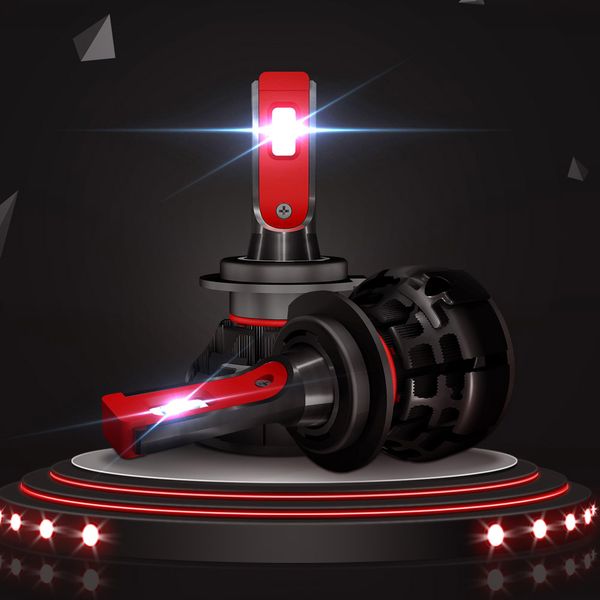 

zdatt h7 led h4 h11 car light canbus headlight bulb 12000lm h8 h1 hb3 9005 9006 h9 100w 6000k 12v 24v automobile hb4 lamp