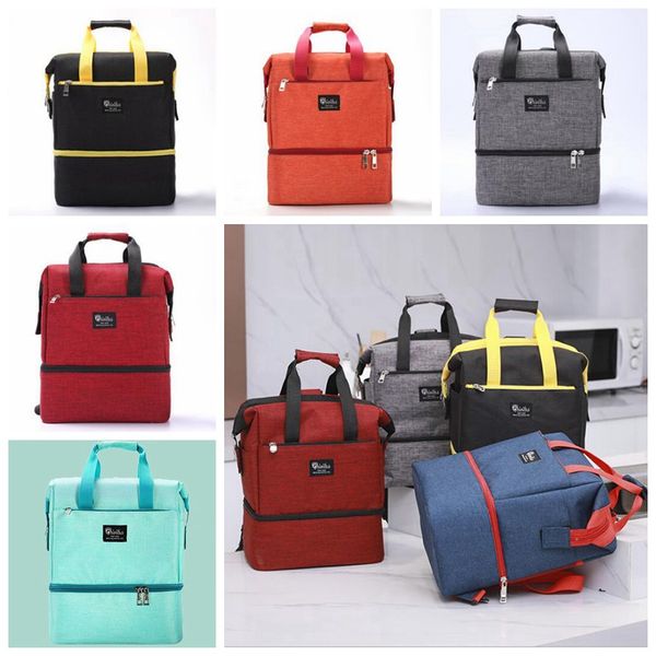 

diaper mummy bags outdoor travel backpack thermal bento bags designer handbags large maternity nappy organizer lunch container totes a5530
