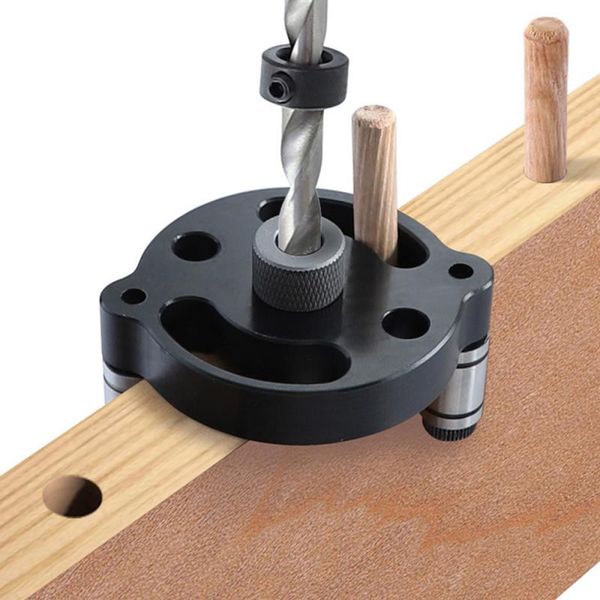 

vertical pocket hole jig 6/8/10mm wood dowelling self centering drill guide tools hole puncher locator for woodworking dropship