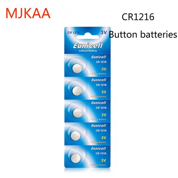 

завод прямых продаж 300 pcs cr1216 литиевая батарея 1216 кнопки dl1216 br1216 ecr1216 5034lc lm1216 батареи светодиодные часы watchcr1216 пе
