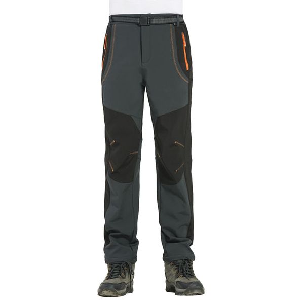 

men couple waterproof warm winter thick pants trousers pantalon epais dhiver#f3, Black