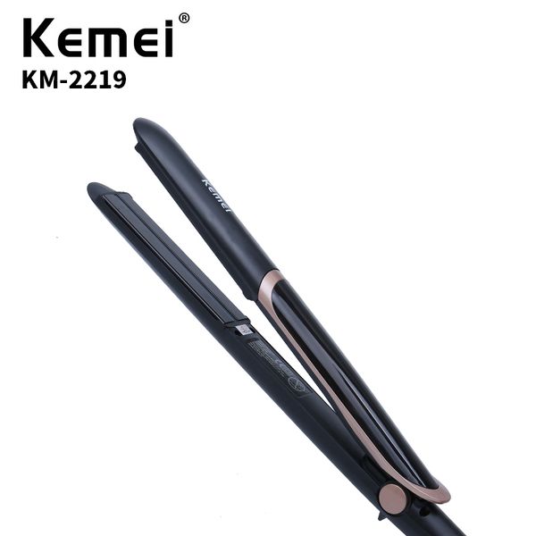 

kemei kemei digital hair straightener professional fast preheating electric splint hair straight hair dual-use km-2219