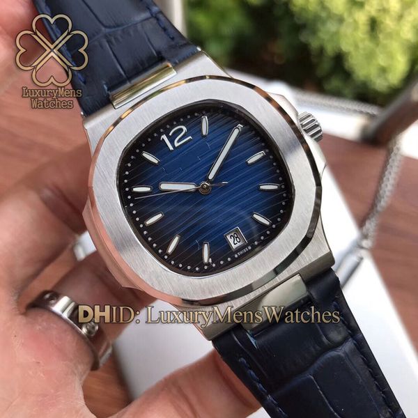 

luxury fashion mens watches 7118 1a automatic movement 42 mm 316l steel case calendar display brown black leather strap mens relÃ³gio de luxo, Slivery;brown