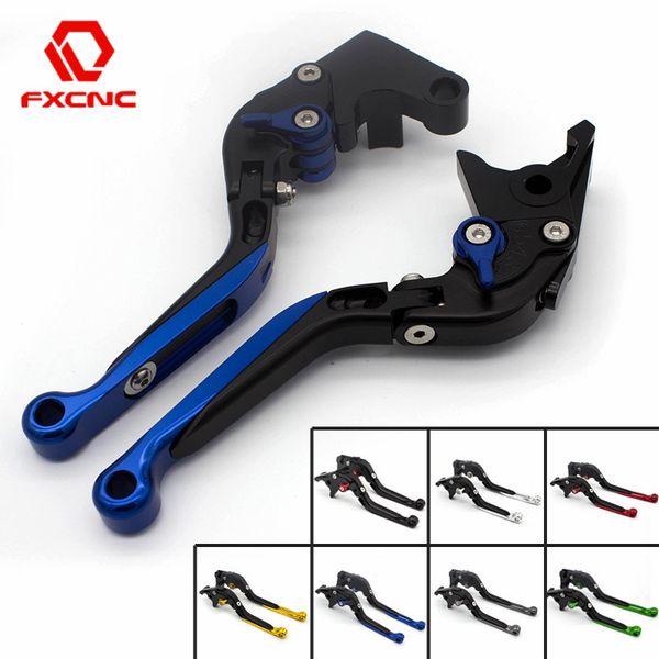 

cnc folding extendable motorcycle brake clutch lever for yamaha fz-07 mt-07 fj-09 mt09 mt07 mt 07 mt 09 tracer 700 900 2014-2018