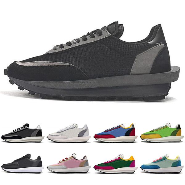 

2020 sacai ldv ld waffle stock x men women running shoes ldwaffle black white nylon varsity bblue mens trainers sports sneakers runners