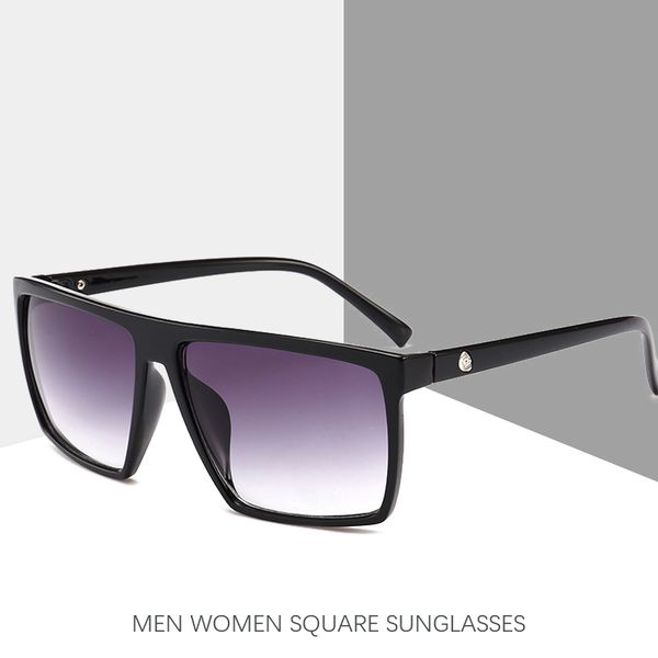 

2019 square sunglasses men retro black sunglasses women brand designer sun glasses male skull fashion eyewear for female uv400, White;black