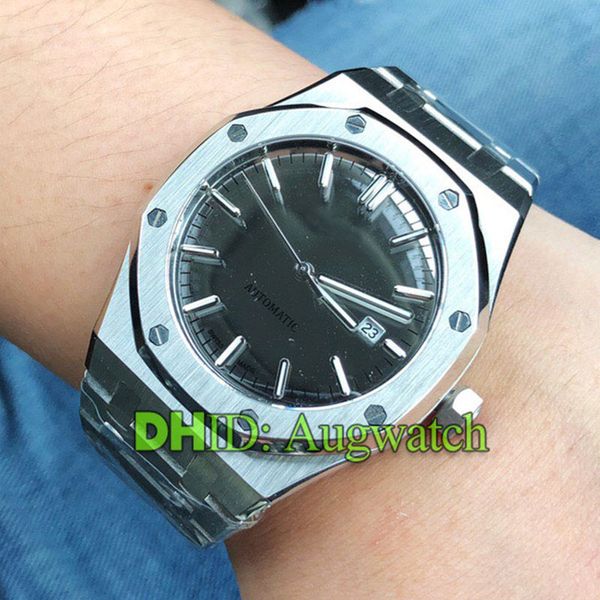 

gold watch autoamtic movement luxury mens watches mechanical 316l stainless steel designer bracelet sapphire wristwatches montre de luxe, Slivery;brown