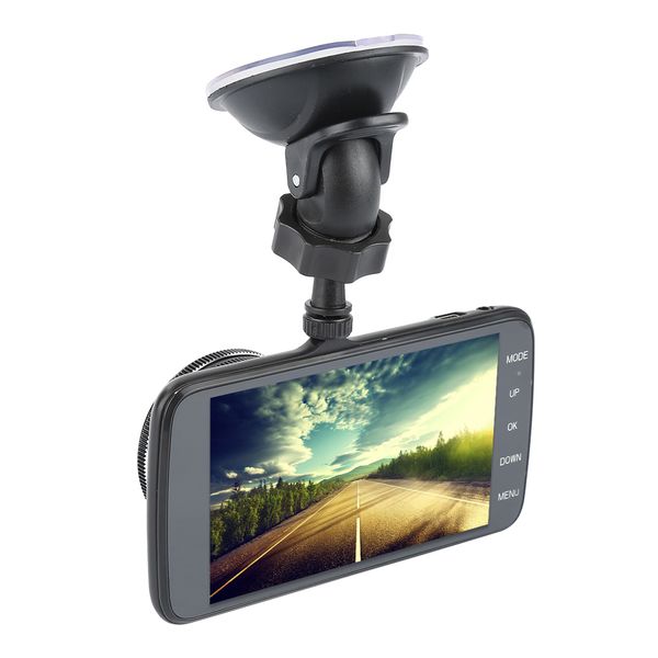

1080p hd 3.8" car dvr night vision g-sensor car camera dash cam front rear camera dual recording driving recorder