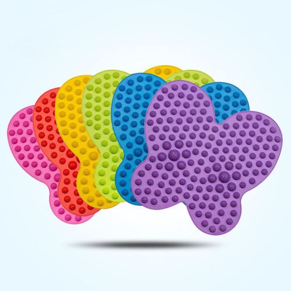 

reflexology foot massage pad toe pressure plate mat blood circulation butterfly typepad fit for yoga mats