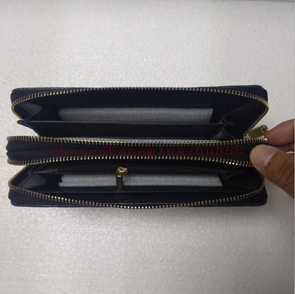 

fashion women long wallet purse ladies clutch bags men double zipper wallet card holder260c, Red;black